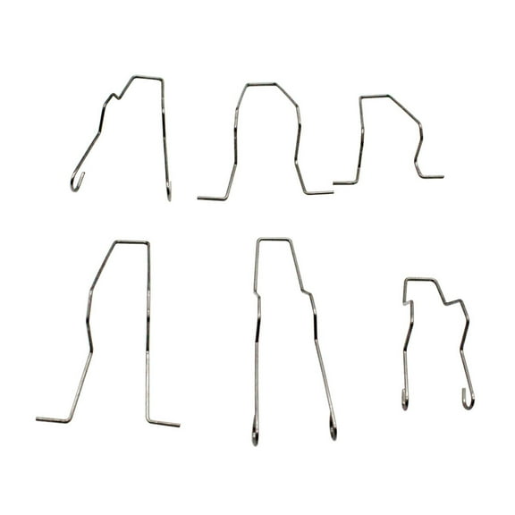 6 Pcs Head Lamp Headlight Dip Dipped Beam Bulb Retaining Spring Clip for H1 H4 H7 Bulb Retainer Spring Clip