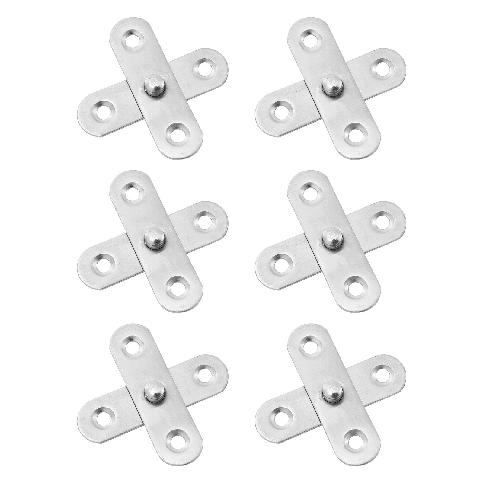6 Pcs Heaven and Earth Hinge Hidden Pivot Door Hinges Stainless Steel