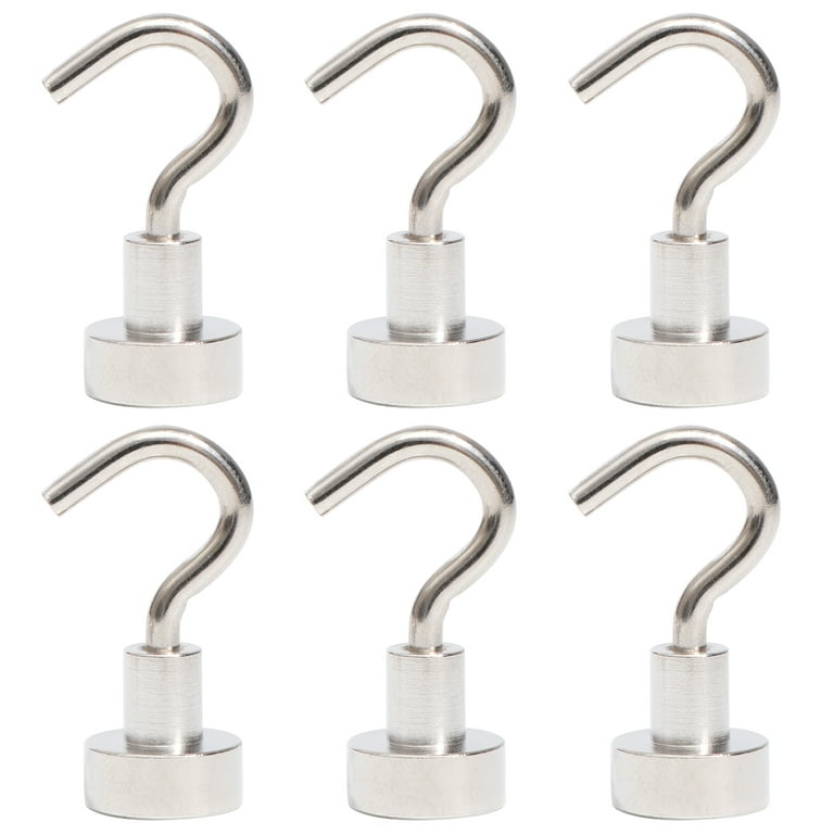 6 Pcs Heavy Duty Strong Magnetic Hooks for Storage and Organization Home  Kitchen Accessories (D12)