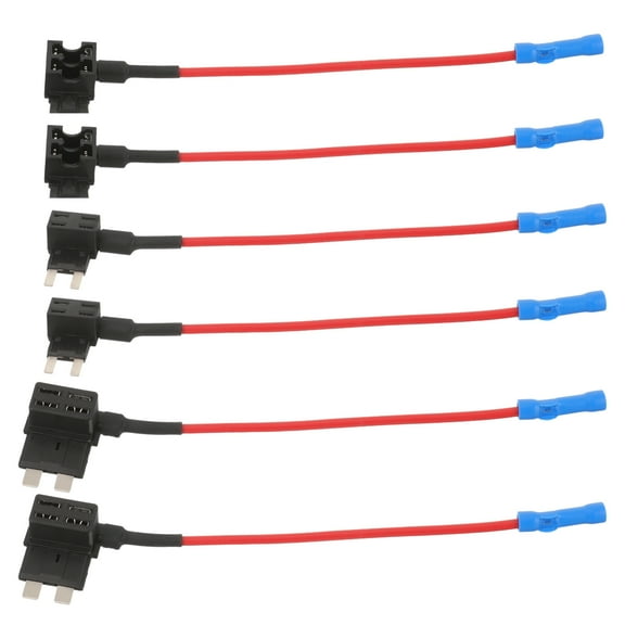 6pcs Inline Fuse Holder Assortment Heavy Duty Wire Car Truck Electrical Connector