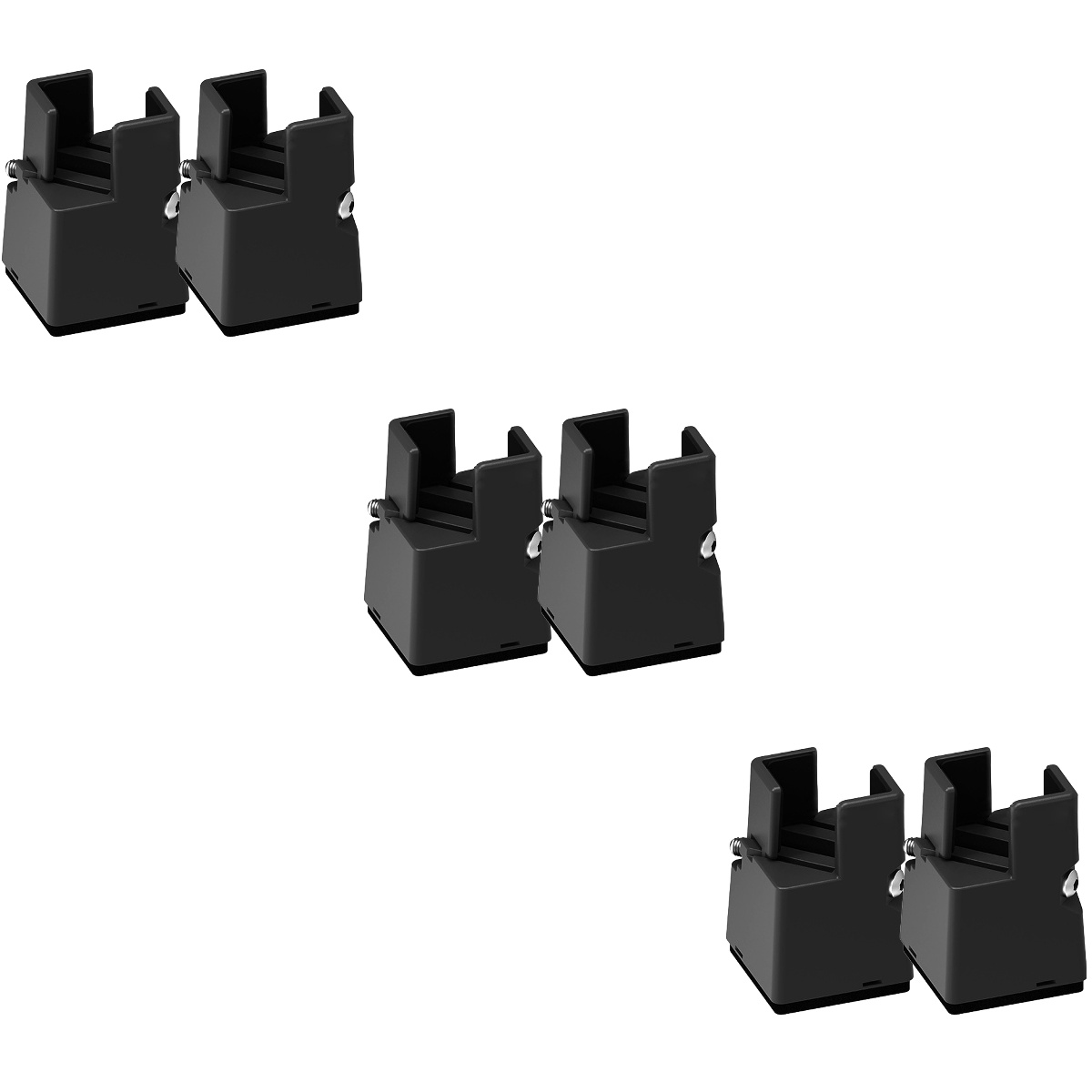 6 Pcs Heightened Table Mat Desk Legs Furniture Platform Bed Risers