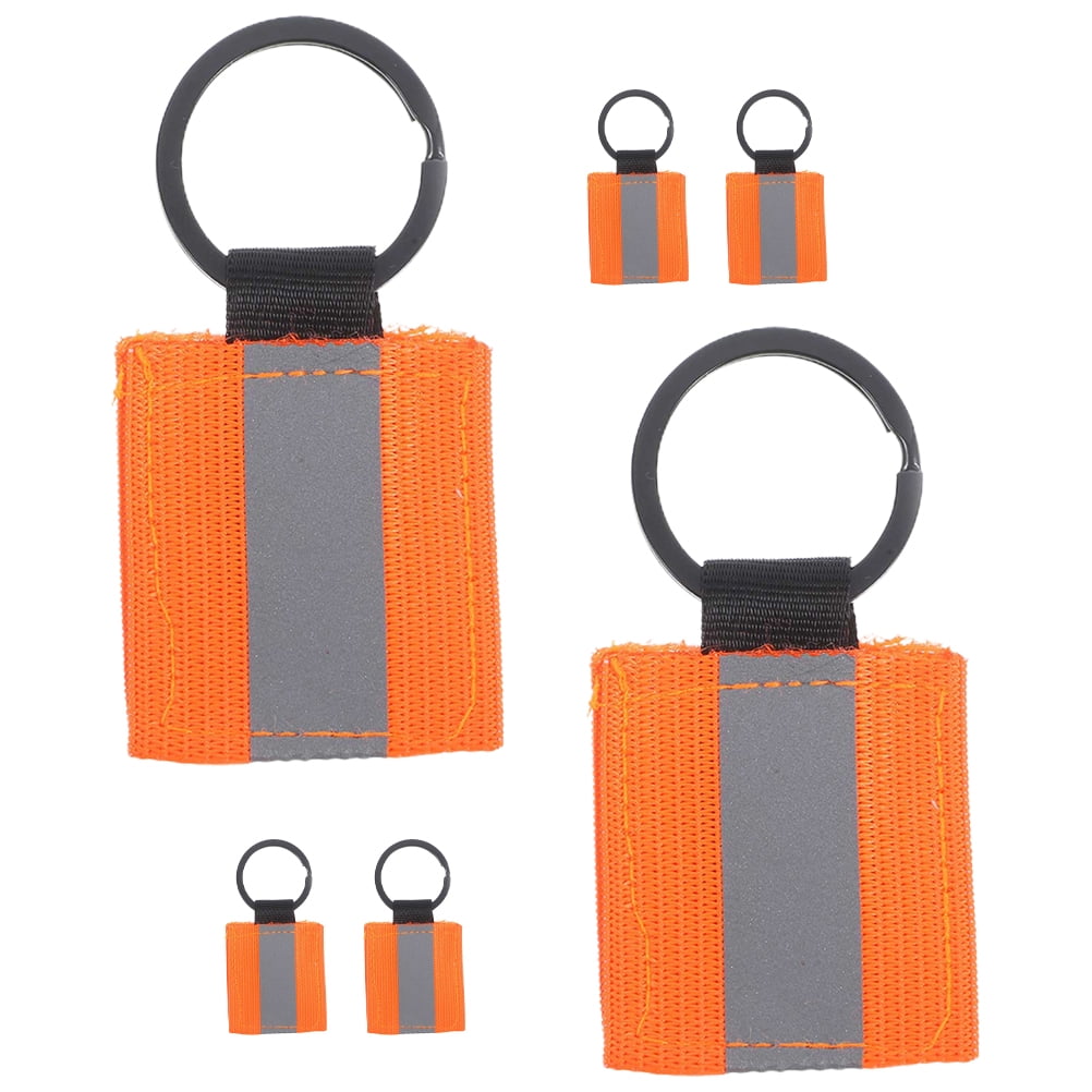 6 Pcs High gloss Reflective Labels Keychain Double Sided Tag Strip 6 Pcs High Gloss Reflective Labels Keychain Double Sided Tag Strip