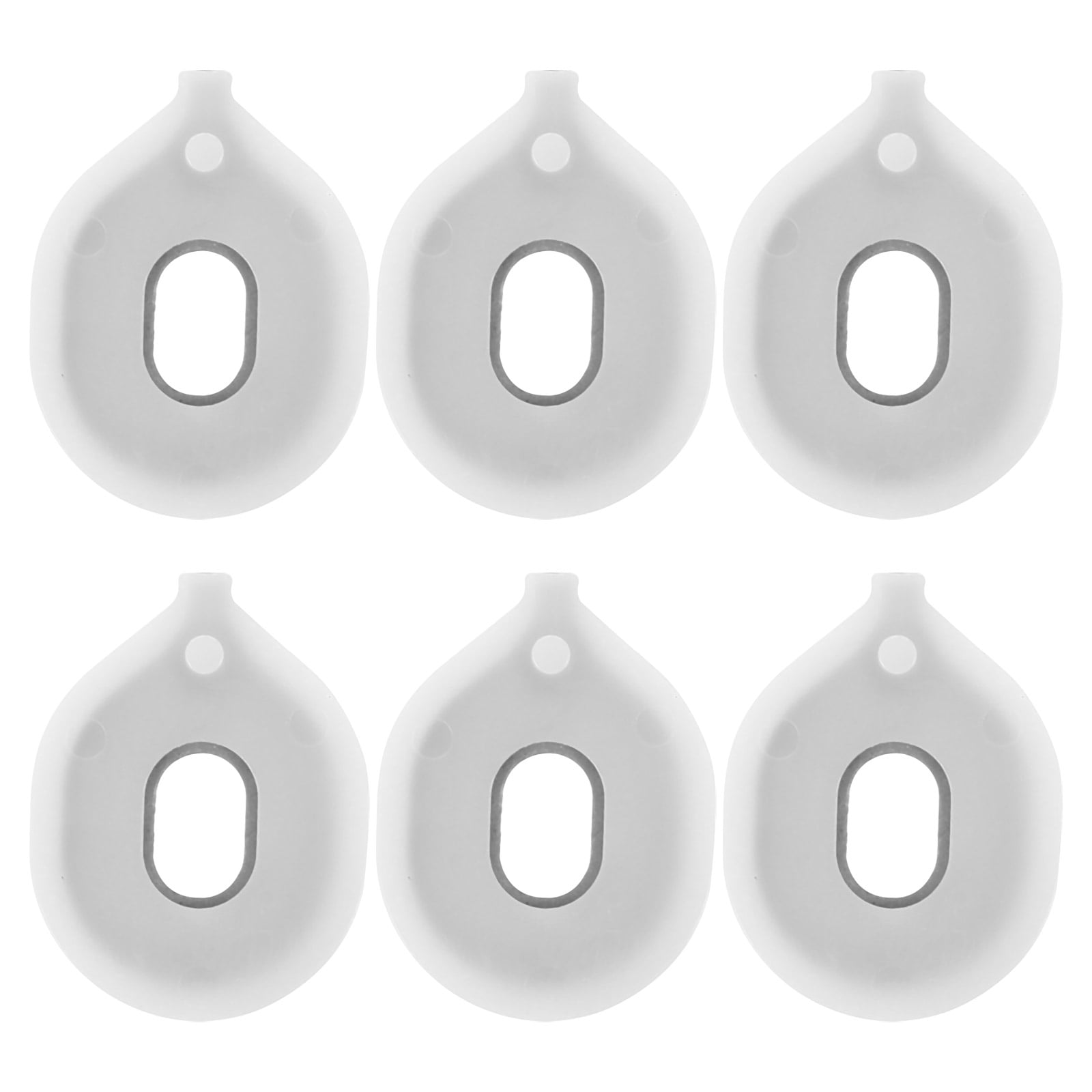 6 Pcs Horn Trumpet Spring Parts Trumpet Spring Repair Musical Instrument Spring Drag Bass Location Card White Plastic