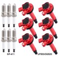 thumbnail interactive-video image 1 of 6-Pack Ignition Coils & Spark Plugs For 2011-2014 Ford F-150 3.7L V6 – UF553 UF595 1 of 6