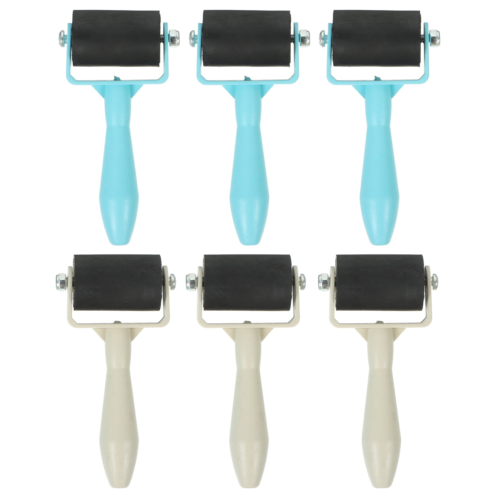 6 Pcs Ink Roller for Printmaking DIY Craft Tools Printing Paint