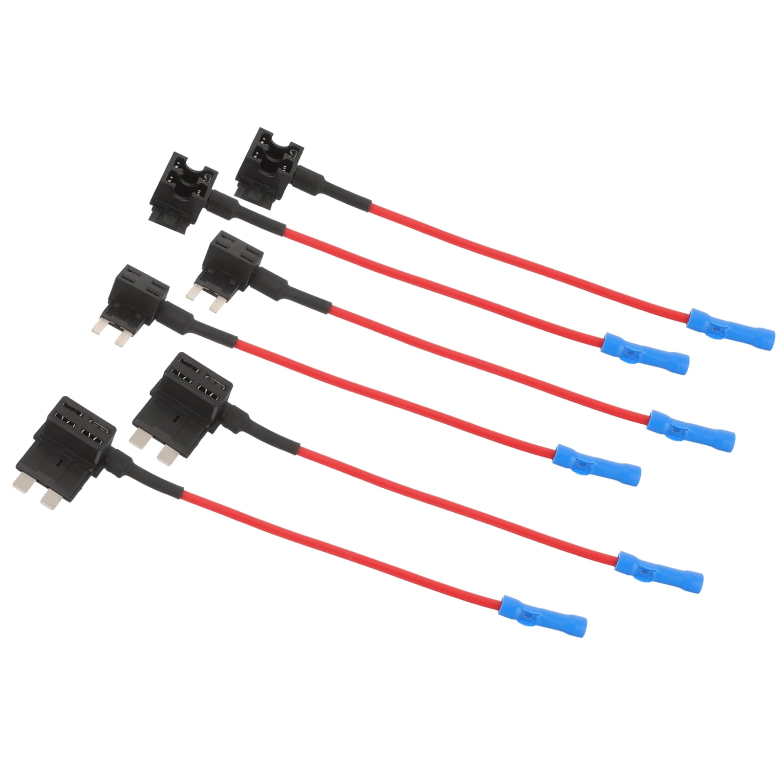 6 Pcs Insurance Tap Car Inline Fuse Holder Taps Automotive Holders In