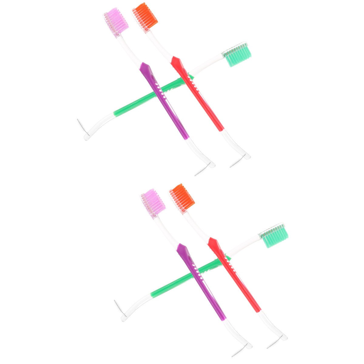 6 Pcs Interdental Brush Flossers Toothbrushes Major