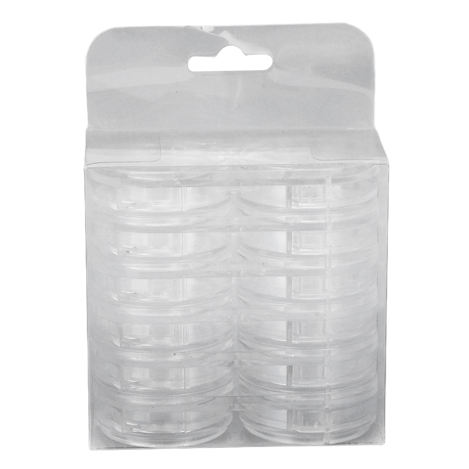 6 Pcs Jewelry Beads Containers Removable Stackable Clear 6 Layer 12