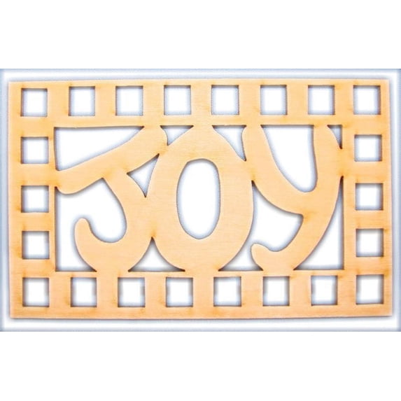 6 Pcs, Joy Sign 4 " X 2.5 "