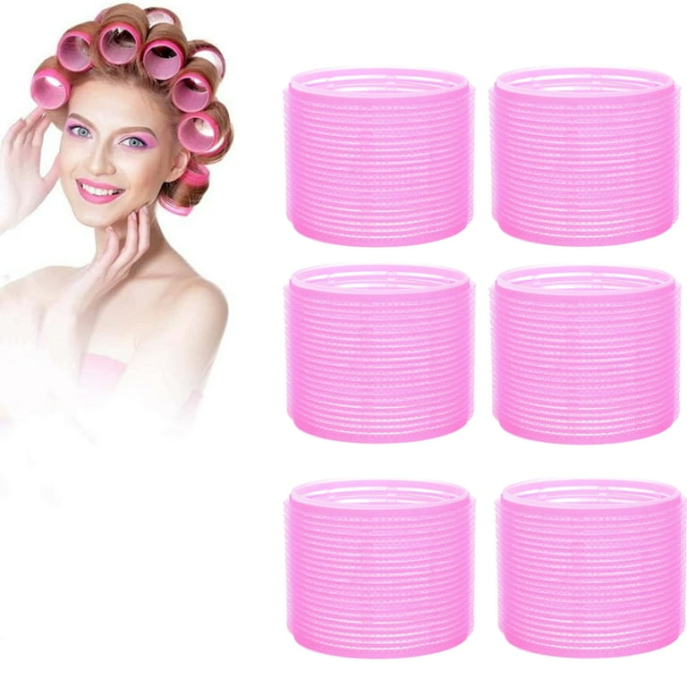 Pcs Jumbo Self Grip Hair Curlers for Long Hair, Large Roller No