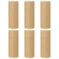 thumbnail image 1 of 6 Pcs Kraft Paper Tubes, 15ml/20ml Empty Refillable Containers for Essential Oils & Deodorant, Biodegradable Eco-Friendly Roller Bottles, 1 of 5