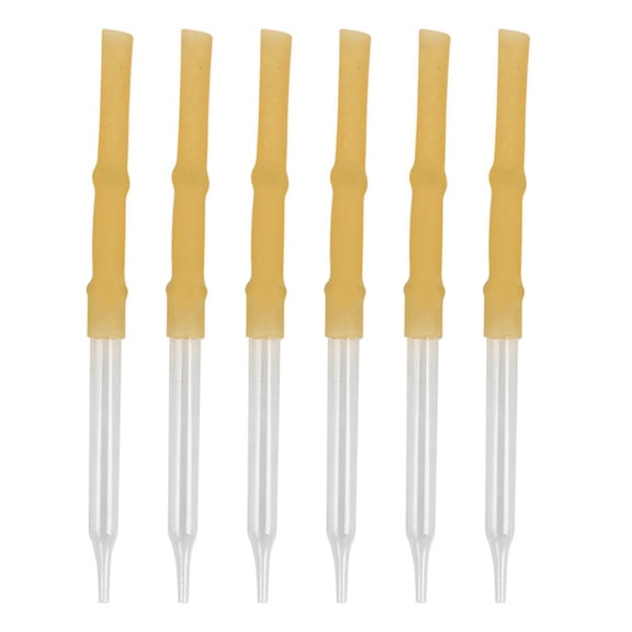 6 Pcs Pipettes Dropper Alkaline Burette Glass Dropper Lab Liquid Transfer Pipette Laboratory Supplies for Lab Science