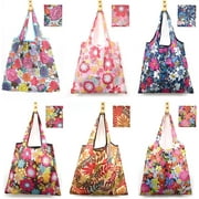 6 Pcs Large Capacity Reusable Grocery Bags Xlarge 50LBS Foldable Grocery Shopping Bags Washable Eco-Friendly Ripstop Nylon Tote Bags.#1