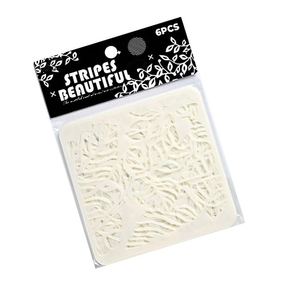 6 Pcs Layering Stencils Drawing Templates Art and Stencils For Scrapbooking Handmade Cards & Art Projects