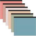 6 Pcs Legal Pads Landscape Notebook, Vintage Color - Walmart.com