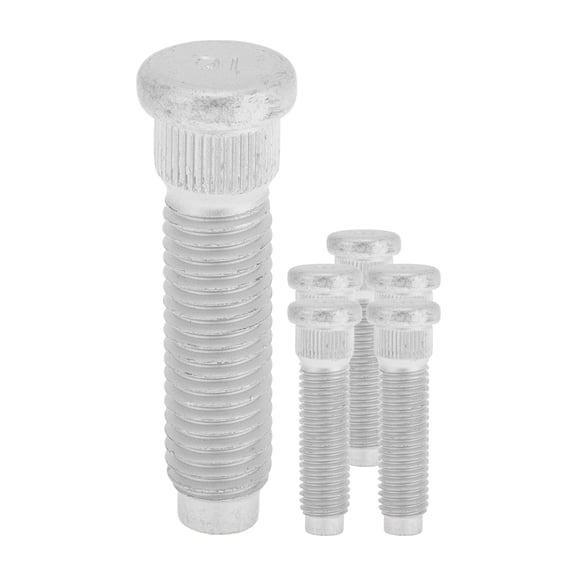 6 Pcs M14x2.0 Wheel Lug Stud for Ford F150 2001-2014 Front Rear Wheel Stud Bolt Set No.YL3Z1107AB Alloy Steel Silver Tone