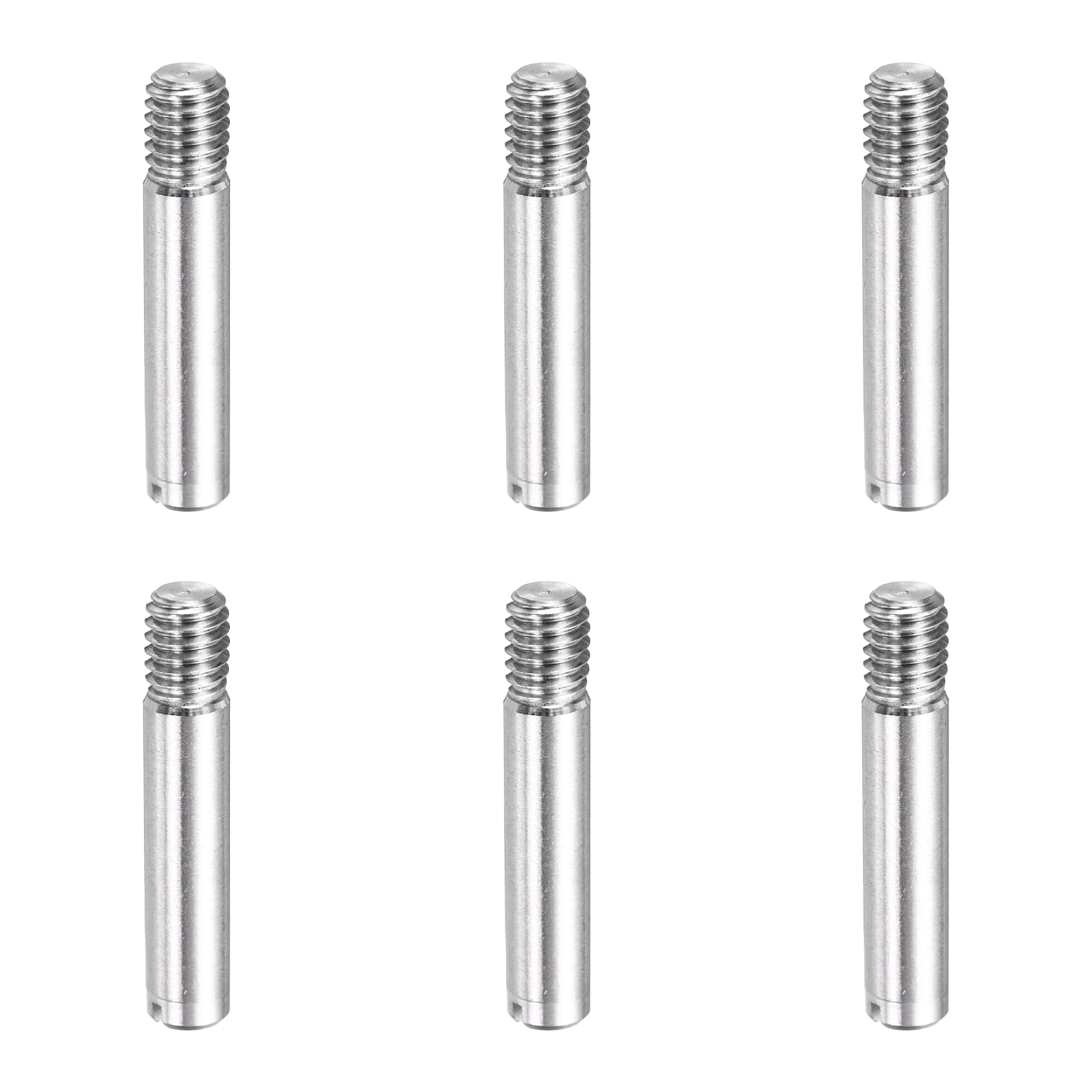6 Pcs M6 x 30mm Slotted Cylindrical Pins, 304 Stainless Steel External ...