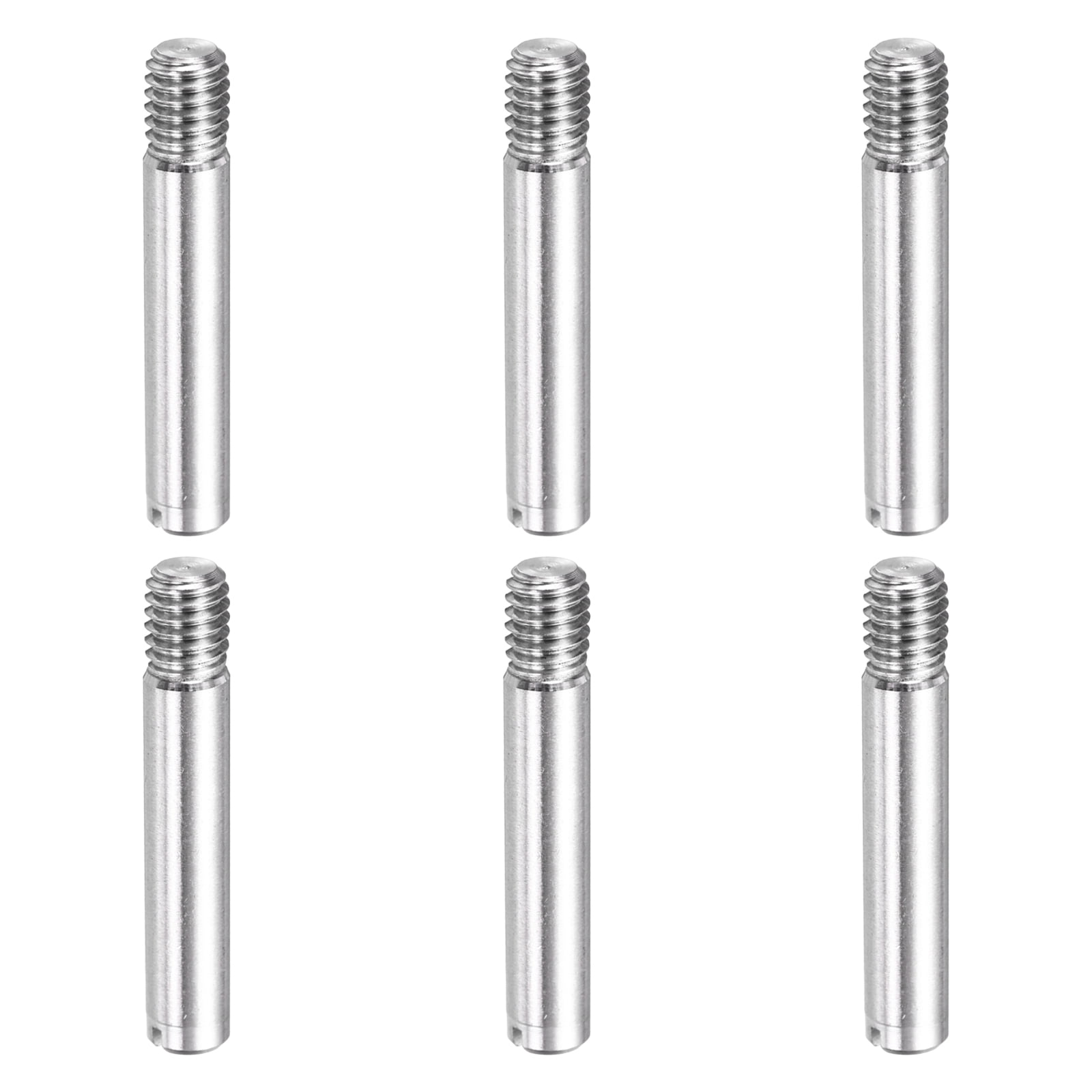 6 Pcs M6 x 35mm Slotted Cylindrical Pins, 304 Stainless Steel External ...