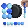 thumbnail image 1 of 6 Pcs Magnetic Sensory Balls for Adults & Teens, Silicone Quiet Desk Stress Relief Fidget Ball Toys for Autism, Anxiety,  Fun Gift Idea, Blue, 1 of 9
