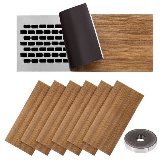 6 Pcs Magnetic Vent Covers, 12" x 5.5" Air Vent Covers Standard Air Register Cap White