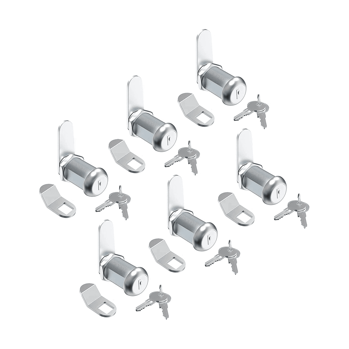 6 Pcs Mailbox Lock, 11/8Inch Locks and Cam Locks for Toolbox