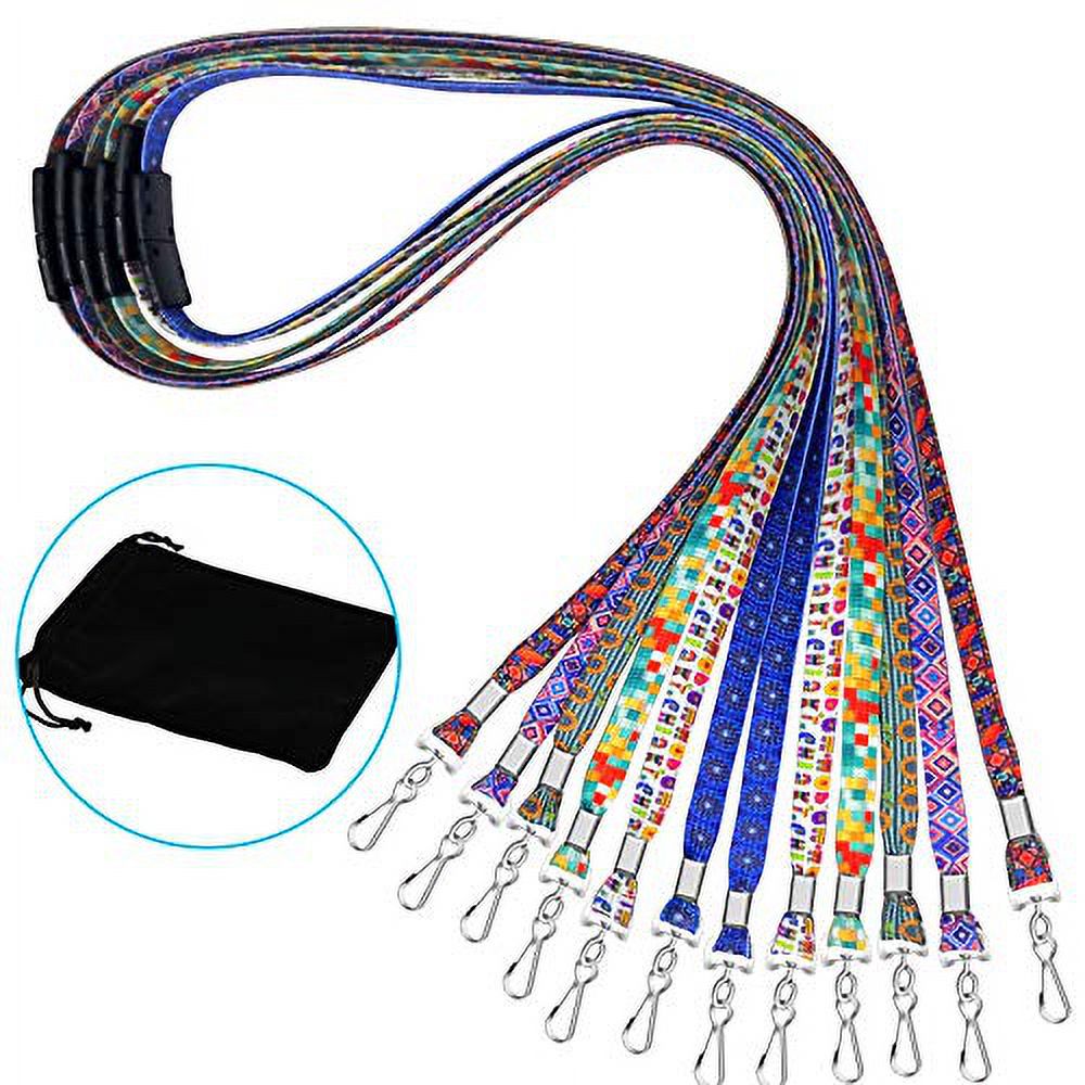 6 Pcs Mask Lanyard, Adjustable Mask Lanyard for Kids, Breakaway Face