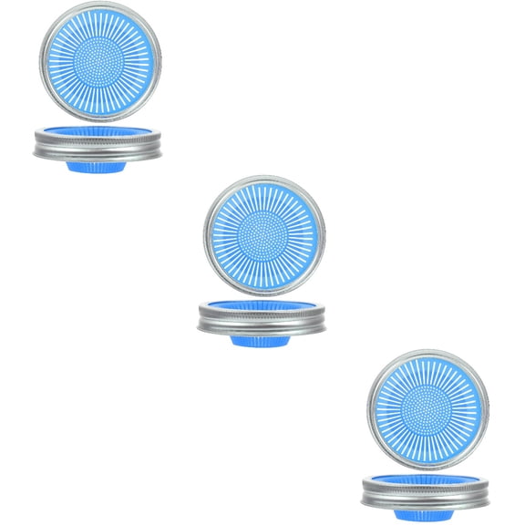 6 Pcs Jar Lids Sprout Maker for Home Strainer Tops Canning Kit Wide Mouth