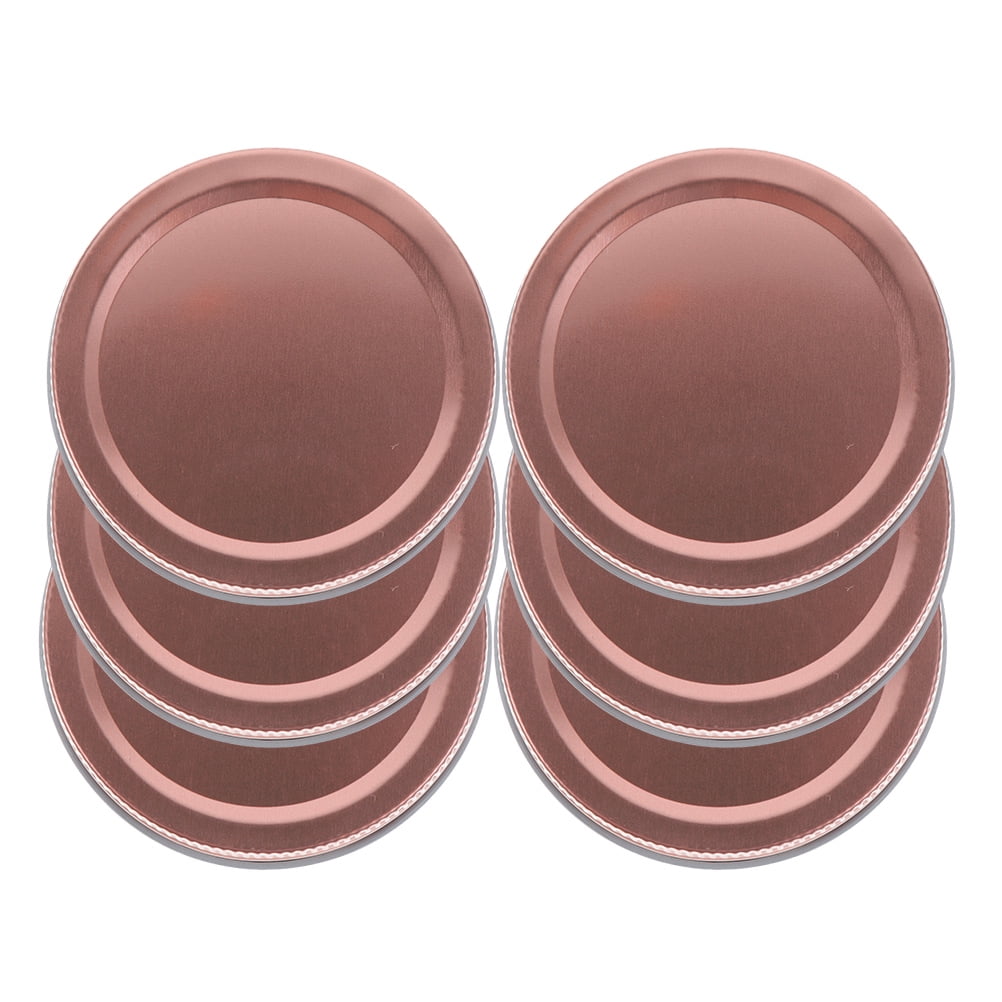 6 Pcs Mason Jar Lids Sturdy Jar Lids Fridge Organization Jar Lids