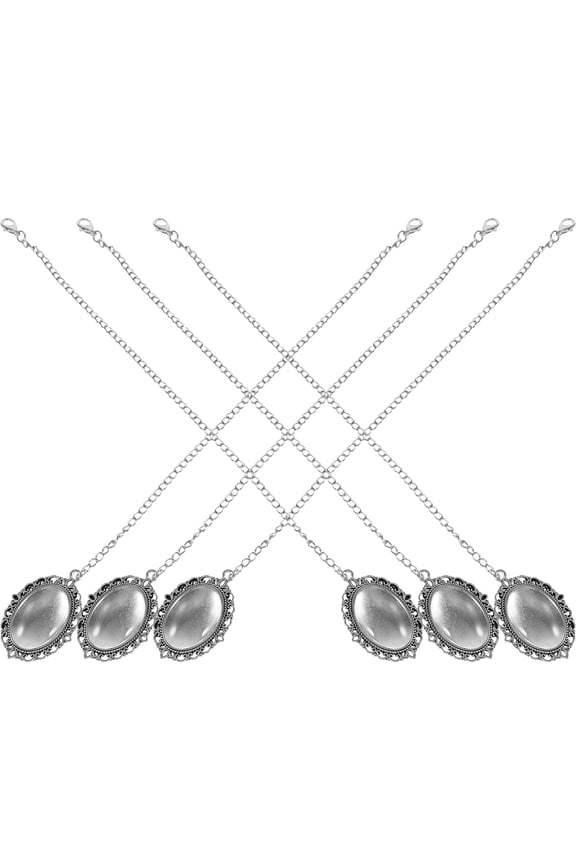 6-Pack Graduation Tassel Charms with Custom Photo Pendant for Cap Decoration and Keepsake