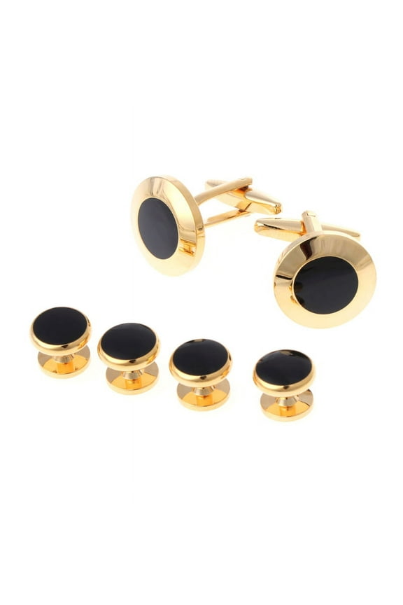 6 Pcs Men's Tuxedo Cufflinks Formal Costume Shirt Studs Cuff Links Set Steady