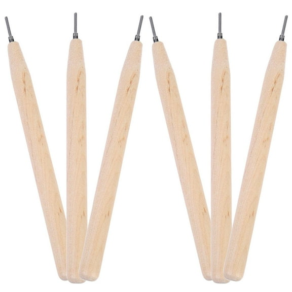 6 Pcs Metal Slotted Quilling Tool Comb Log Paper Pen