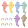 thumbnail image 1 of 6 Pcs Microfiber Hair Towel,Super Absorbent Quick Dry Hair Turban for Drying Curly, Long & Thick Hair ,Non-Frizz Hair Wraps (All Colors), 1 of 4