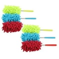 thumbnail image 1 of 6 Pcs Mini Duster for Cleaning, Microfiber Extendable Hand Dusters Washable Dusting Brush with Telescoping Pole for Cleaning Car, Computer, Air Conditioning, TV and Else, 1 of 4