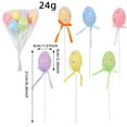 thumbnail image 1 of 6 Pcs Mini Easter Eggs Shiny Foam Decorative Eggs Bulk for Craft DIY Easter Party Favors Supplies Basket Stuffers Assorted Color 0.6 x 0.7 Inch, 1 of 1