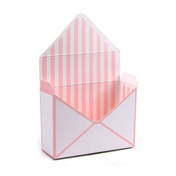 6 Pcs Mini Envelope Type Box Flower Bouquet Folded Gift Box Wrap Box Valentine's Day Gift