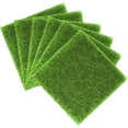 thumbnail image 1 of 6 Pcs Mini Lawn Decorative Grass Mat Square Fake Small Multifunction Accessories, 1 of 6