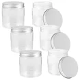 thumbnail image 1 of Zyler - 6 Pcs Mini Plastic Bottle Mason Jars Wide Mouth Pour Lid Baby Home Accessories, 1 of 5