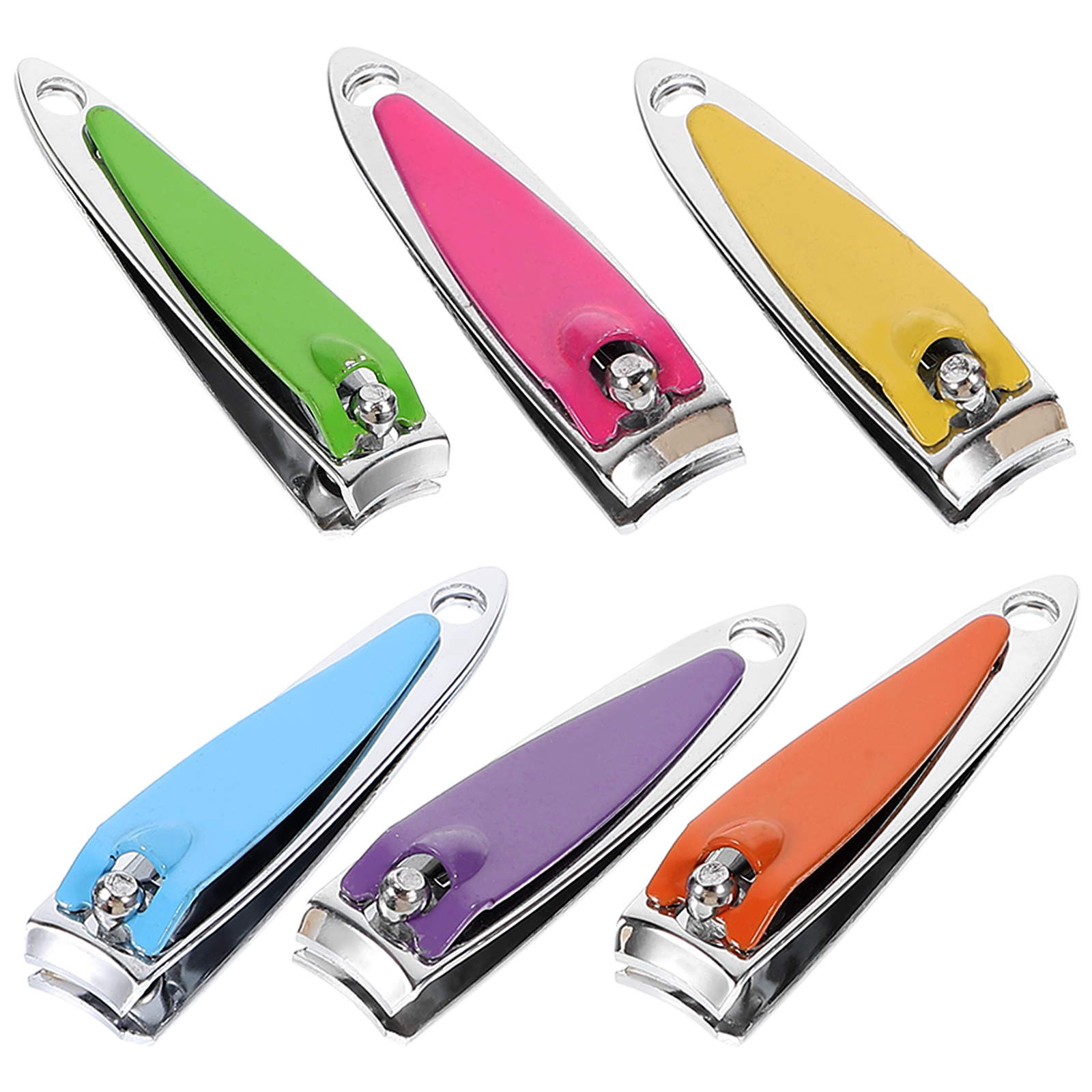6 Pcs Mini Nail Clippers Nail Cutter Clipper Nail Trimmers Portable