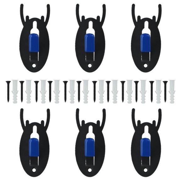6 Pcs Mount Hanger European Style Antler Deer Skull Wall Mount Bracket Hangers