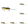 thumbnail image 1 of 6 Pcs Mouse Fishing Lures with Treble Hooks 3.14 Inch Multi Jointed Swimbaits, Slow Sinking Minnow Artificial Fake Bait for Freshwater Saltwater Bass Pike Trout, Fishing, 1 of 5