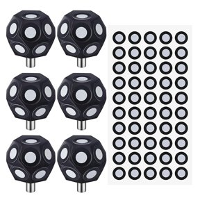 6 Pcs Multi-Angle Marker Set 100 Point 3D Scanner Markers Dot Stickers Scanning -Scanner Turntable 3mm Dot