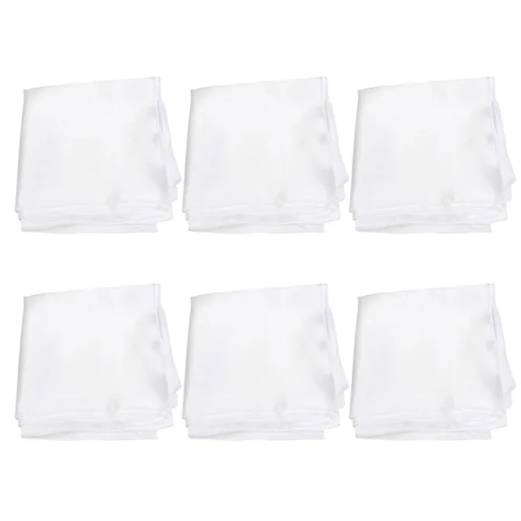 6 Pcs Napkin Dining Table Mat Cloth Place Mats Dinner Party Square Pad