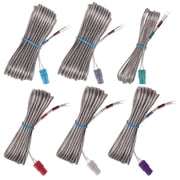 Set of 6 Home Theater Speaker Wire Cord Cable Fit for S-ony Home Theater System DAV-HDX275 DAV-DZ1000 DAV-DZ150K DAV-DZ151KB DAV-DZ230 DAV-DZ295K DAV-DZ310 DAV-DZ555K DAV-DZ640K DAV-DZ780