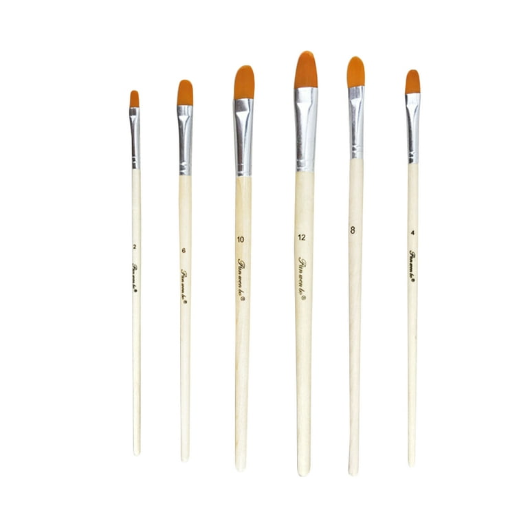 6PCS Small Paint Miniature Brushes Fine Tip Paintbrush Set for Craft  Watercolor