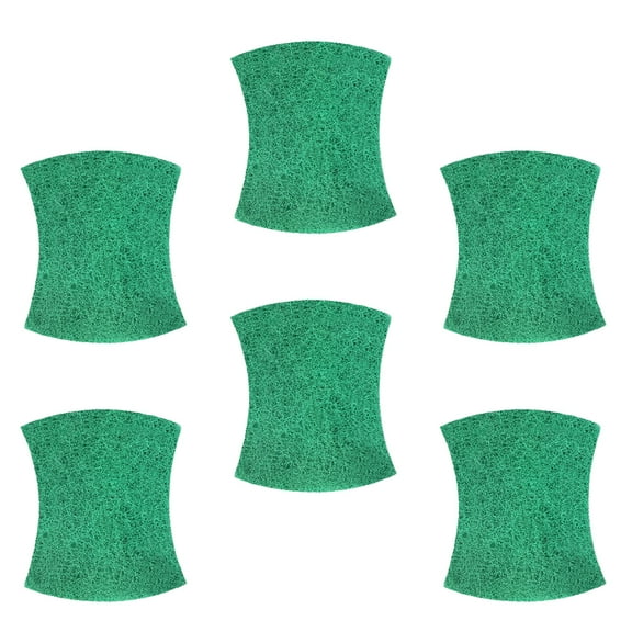 6-Pack Nylon Scrubbing Pads for Dishes, Multipurpose Washcloths for Kitchen Cleaning and Scouring
