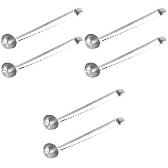 6 Pcs Olive Spoon Cherry Spoon Strainer Jar Serving Spoon Slotted Spoon Tool