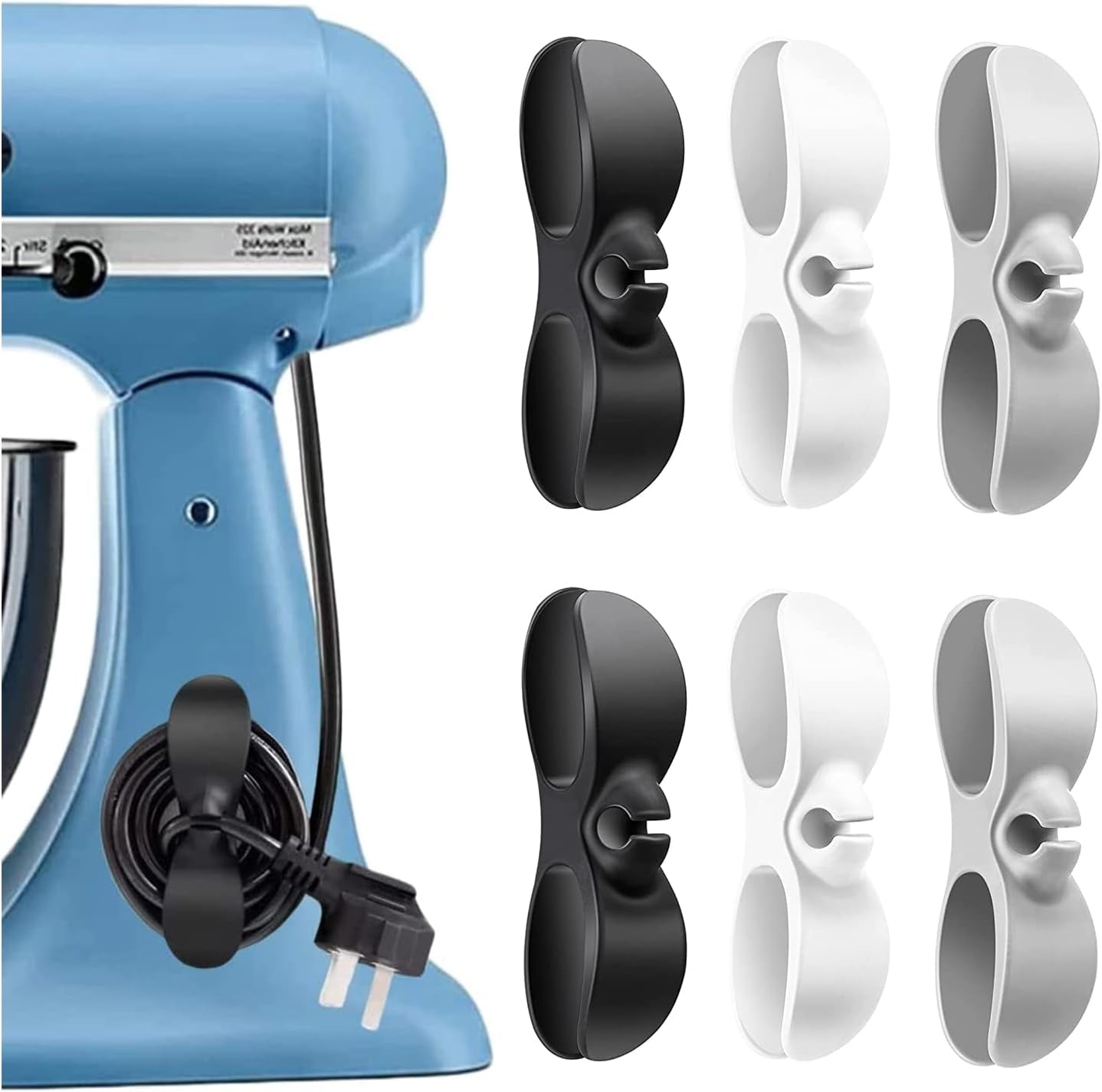 6 Pcs Organizer for Appliances, Appliance Cable Tidy, Appliance Cord