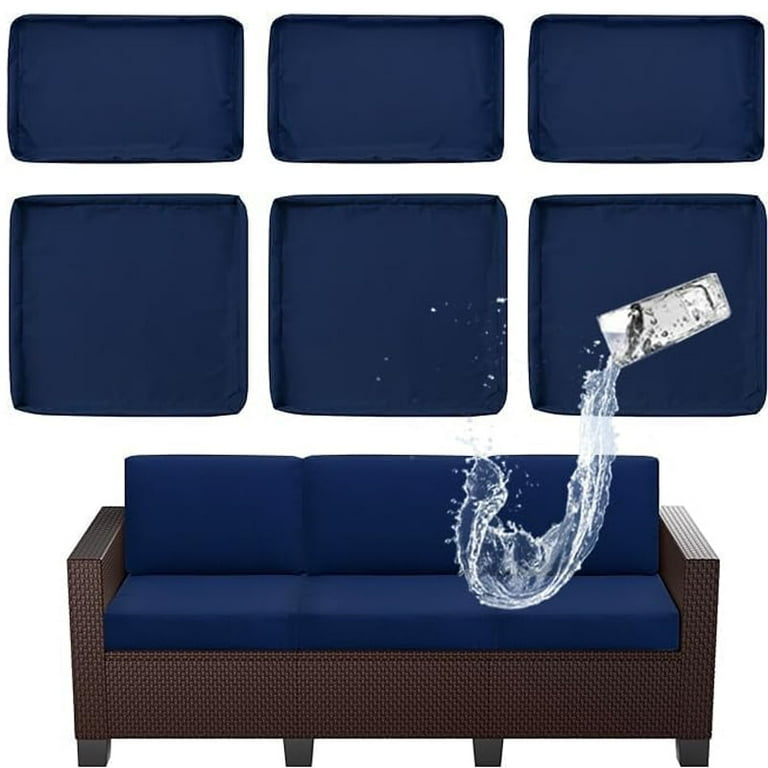 Free Shipping SUSIE S GARDEN 6 Pcs Outdoor Patio Cushion Covers Replacement Outdoor Washable Cushion Slipcovers with Zipper Walmart