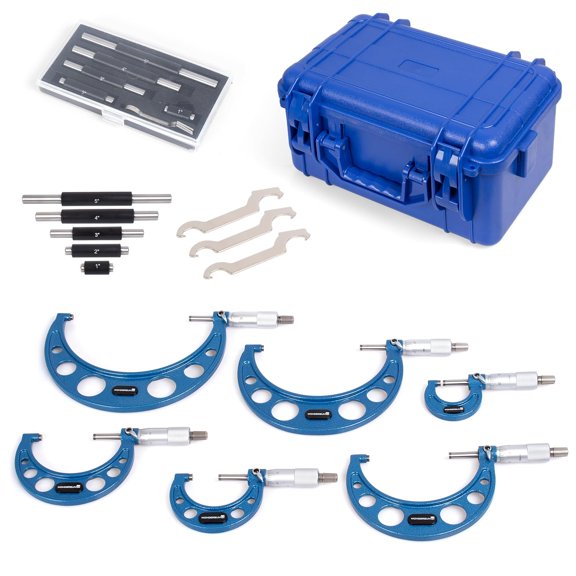 6 Pcs Outside Micrometer Set, Professional Precision Machinist Tool, 0-1