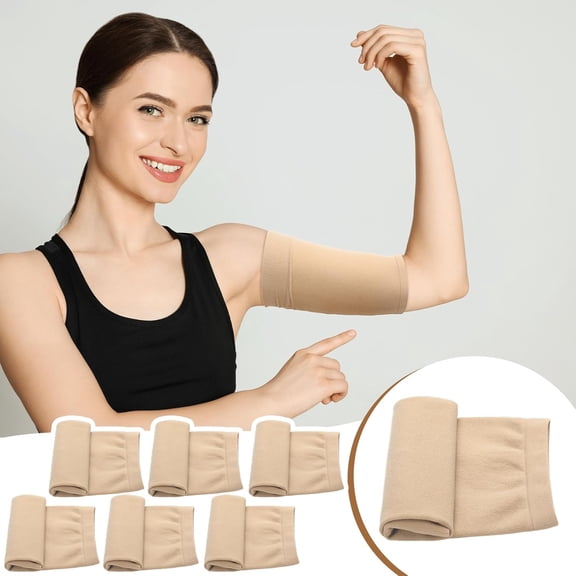 6 Pcs PICC Line Sleeve Cover PICC Line Shower Cover Fashionable Breathable Upper Arm Sleeves Cover for Women Men